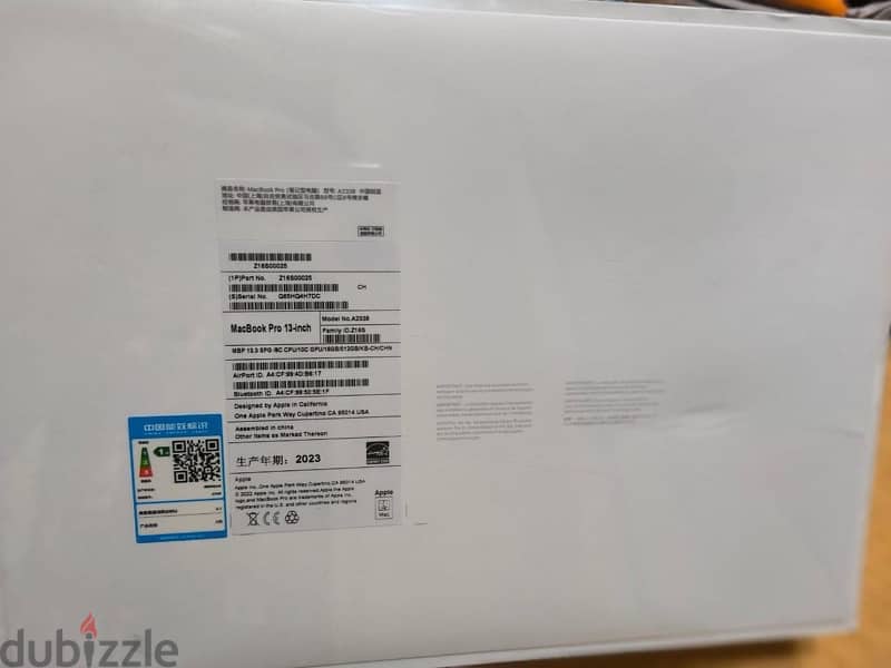 Macbook  pro 13 inch 2023 2