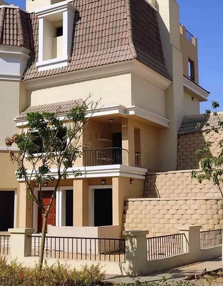 فيلا للبيع 212 مفي كمبوند سراي القاهره الجديدة  S villa for sale in sarai New Cairo 16
