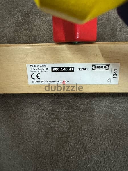 IKEA Mula Wooden Bead Roller Coaster Child Developmental Toy 21261 2