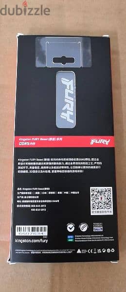 DDR5 6000 MHZ  KF560C40BB-16     Kingston Fury Beast 1