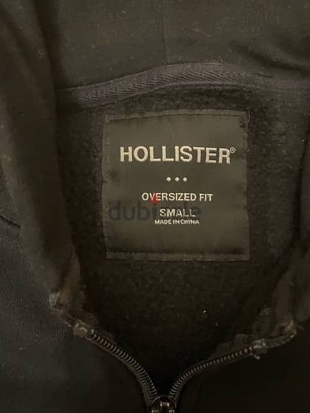 original Hollister black oversized size S jacket 3