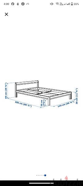 IKEA bed سرير 140 3