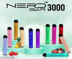 Nerd bar Disposable Vape 3000 Puffs - ديسبوسيبل ڤيب نيرد بار ٣٠٠٠ نفس 0