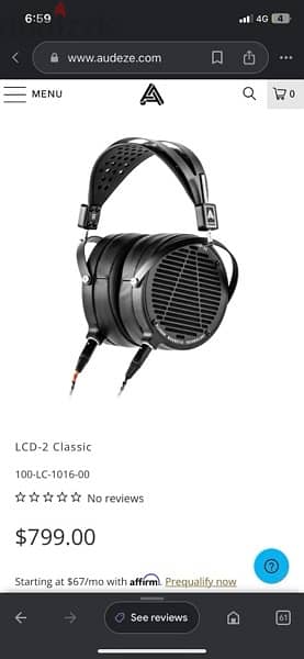 Audeze LCD-2 Classic Professional Headphones (With Extra Accessories) 2