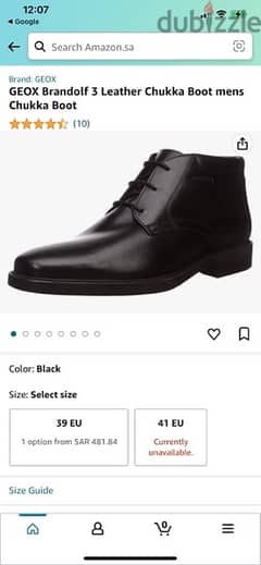 Geox Adolofo genuine leather boot 0