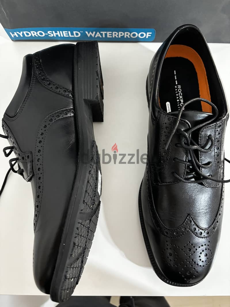 Classic shoes Rockport black 44 جزمة كلاسيك 4
