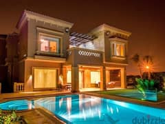 Stand-Alone Villa for Sale overlooking Greenery Spine with Installments for Sale in Swan Lake Residence