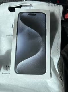 iphone 15 pro max blue with box new still closed 0