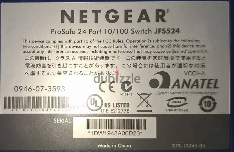 Netgear switch 24 port 2