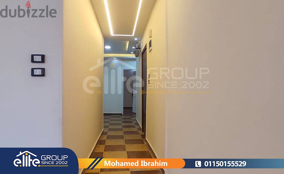 شقة 160م للبيع في سيدي بشر شارع الصاغ عبدالسلام 5