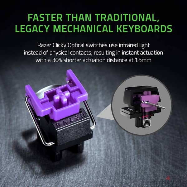Razer Huntsman Mini Gaming Keyboard 60% Optical Switches 3