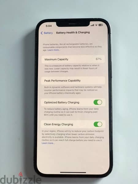 iPhone 12 Pro Max 512 GB 87 Battery 2