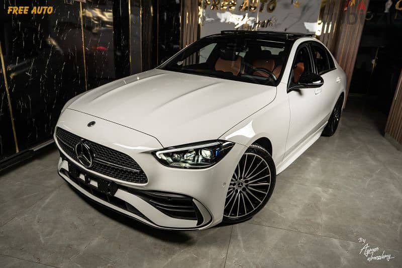 c200 amg night package 2023 9