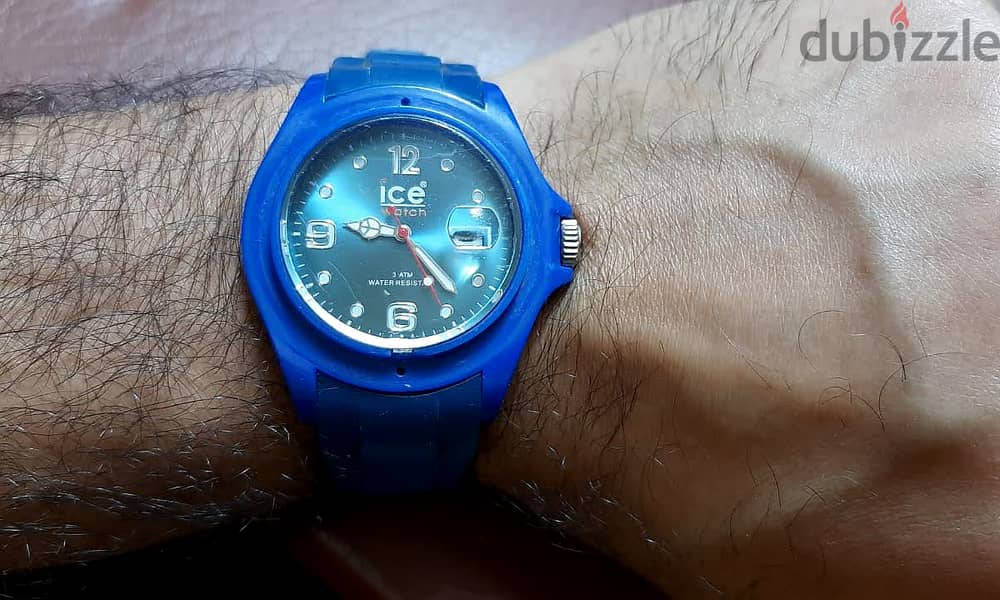 ساعة ماركة ICE watch أصلي أستيك سيليكون مختوم . مقاومة للماء 50M 1