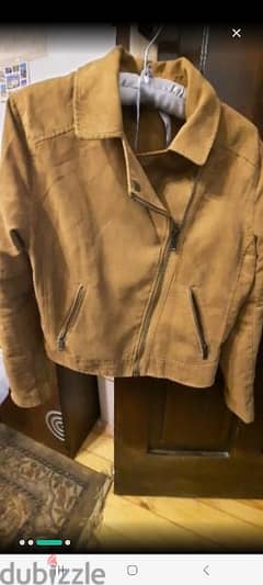 H&M Velvet camel jacket and shein dress 0
