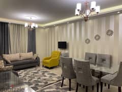 Apartment 131m for rent furnished in Rehab City 2   - Phase IX    - First round    - There is an elevator   - Super Lux finishes 0