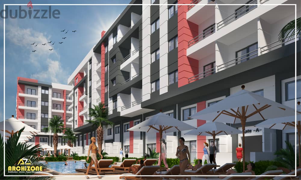 Lovers of excellence and sophistication, live and invest with us in Three Pyramids 7