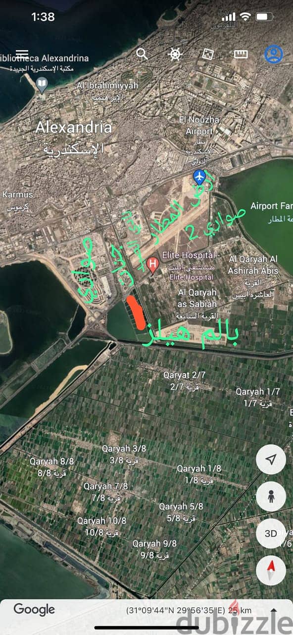 تسيرا ٢٤٢ متر بجاردن ١١١ متر في بالم هيلز اسكندرية مميزة فيو مفتوح 3