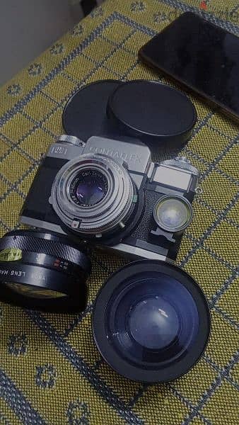 كاميرا contaflex سنه ١٩٥٣ للبيع جديده زيرو ب غيارتها 1