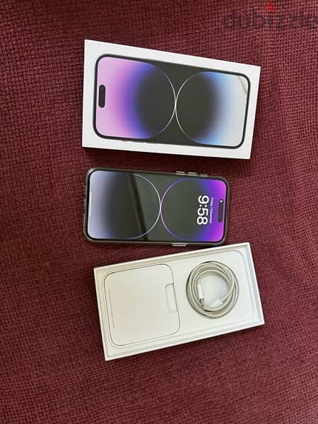 Iphone 14 pro max 256 (purple) battery health 90% 4
