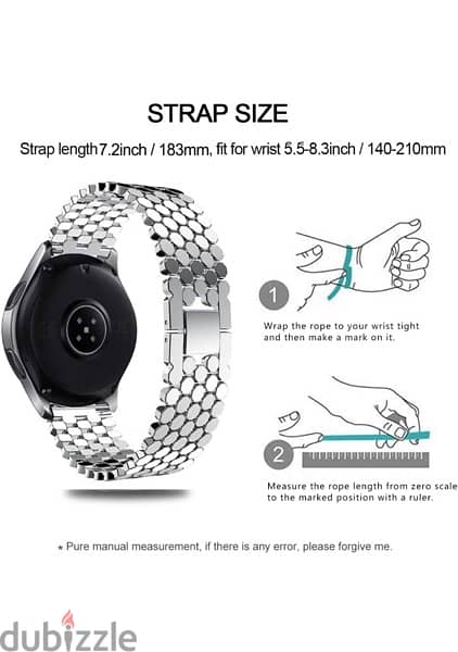 NEW metal strap for huawei gt2 smart watch 5