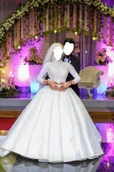 فستان زفاف جوميه بيع بسعر الايجار- Wedding Dress 2