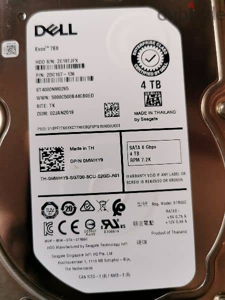 hdd server Dell 4 TB 2
