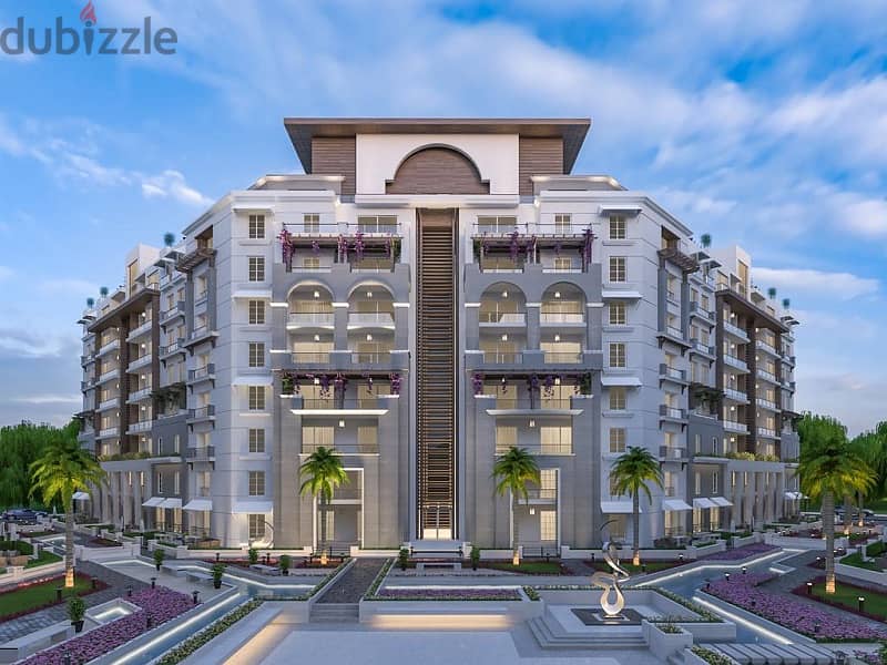 A duplex built in front of the exhibition grounds and the Mega Mall, with a view on the tourist promenade, in installments 1