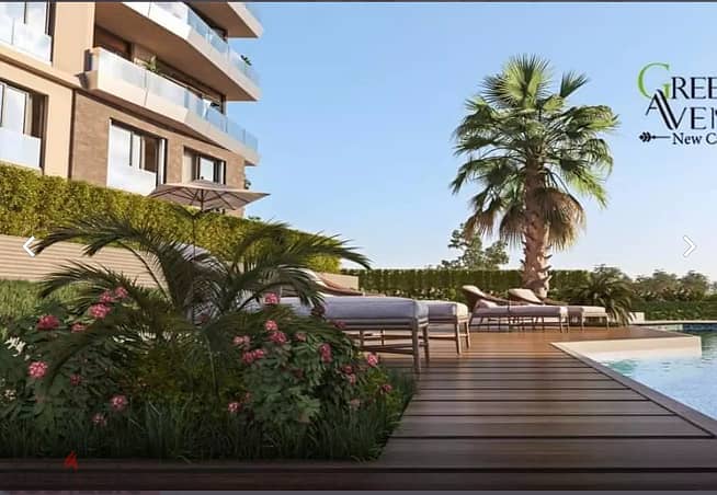 Garden villa, 316 square meters, built with immediate receipt, next to the service area, and a view on the Lagoon, in installments 1