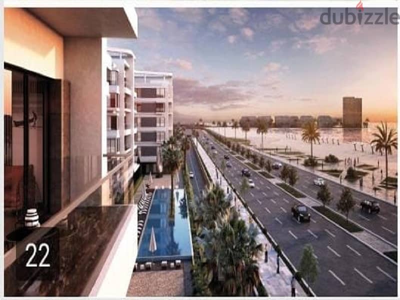 Guaranteed investment in a one-bedroom apartment in the first compound in New Mansoura with the strongest developer in Egypt, with a 13% discount and 2