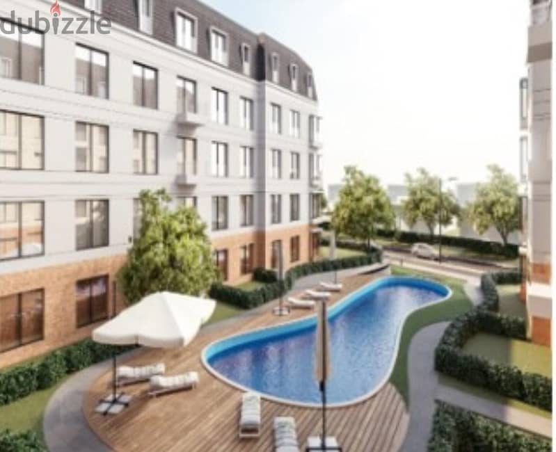 A 3-bedroom sea apartment with a view of lakes, at a discount of 40% for the first cash, in a fully-serviced residential compound in the Delta, with t 2