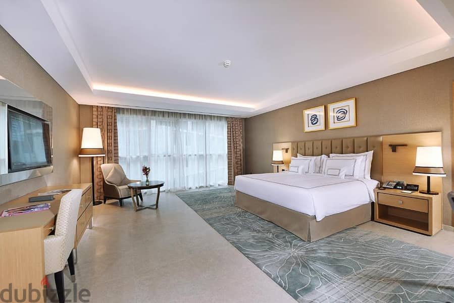 A finished hotel room at a snapshot price, guaranteed by the operation of the Emirati FACIL on the eastern axis and the Misr Mosque, with a 15% discou 1