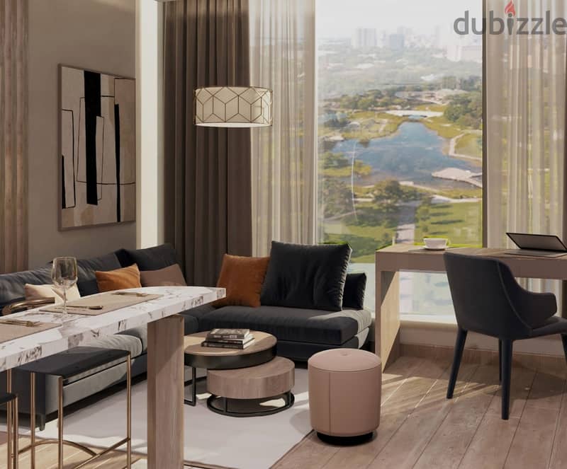 Guaranteed investment, finished hotel room, partnership with the developer, with a 10% down payment and 10-year interest-free installments, in front o 9