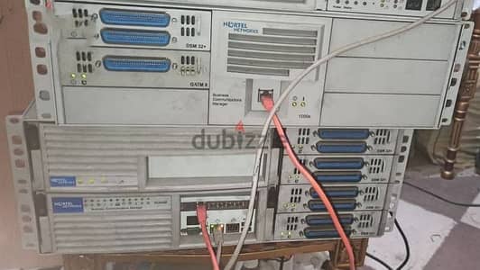 سنترال Nortel BCM400 كابينة اساسيه وفرعية تعمل بسعة 160 خط داخلى