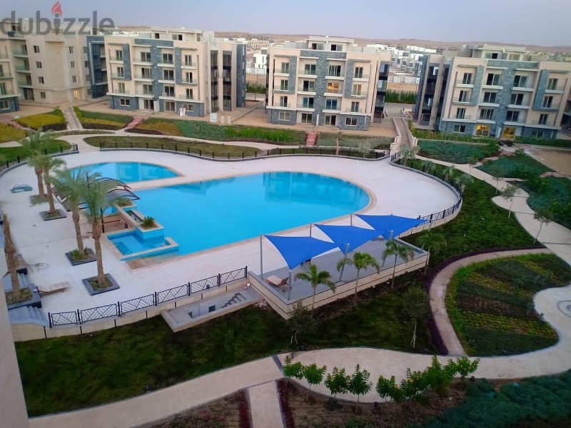 Immediately receive your apartment without a down payment, Open View Garden and Lagoon in Golden Square, the best location in the settlement, with the 14