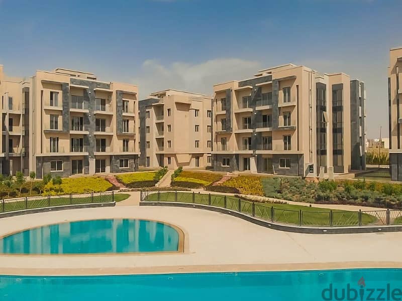 Immediately receive your apartment without a down payment, Open View Garden and Lagoon in Golden Square, the best location in the settlement, with the 15