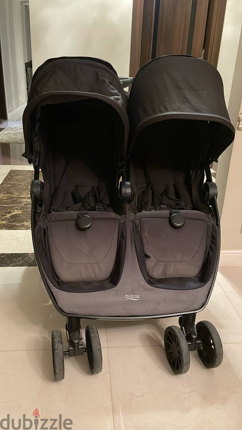 Britax B-lively Twin Stroller 0