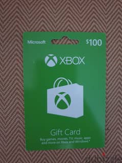 Microsoft/XBOX 100 Usd Gift Card 0