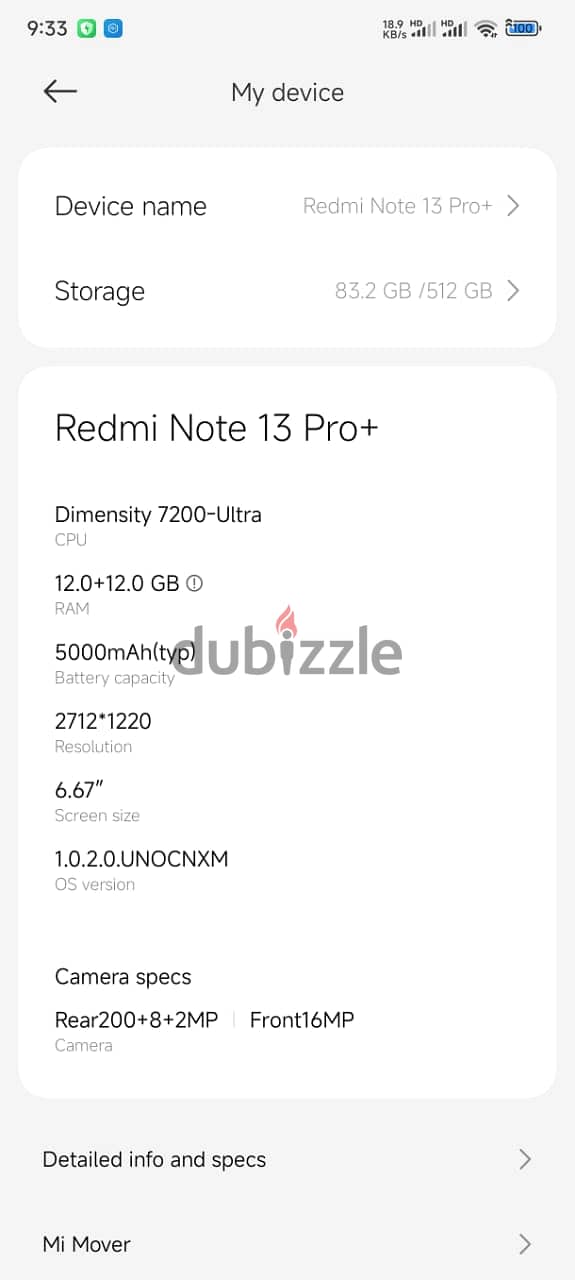 ْXiaomi Redmit 13 Pro Plus 12/512 3