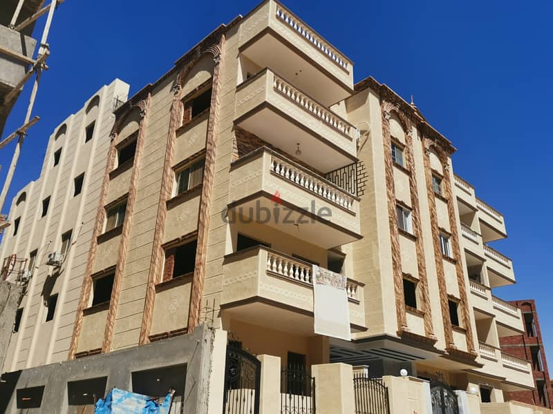 شقة 182م للبيع بيت الوطن زايد الحي-8 البستان ميدان جهينة امام مدخل 3 2