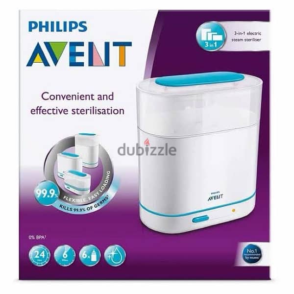 Philips Avent 3-In-1 Electric Steam Sterilizer - White 4