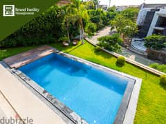 Premium Villa fully furnished with ACs in Palm Hills New Cairo for rent to the  highest level فيلا مفروشة في بالم هيلزالقاهرة الجديدة 0