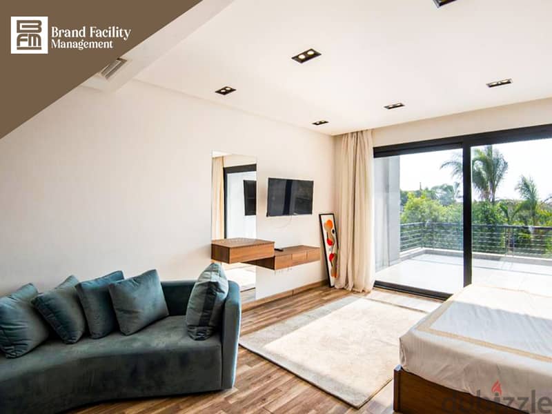 Premium Villa fully furnished with ACs in Palm Hills New Cairo for rent to the  highest level فيلا مفروشة في بالم هيلزالقاهرة الجديدة 1