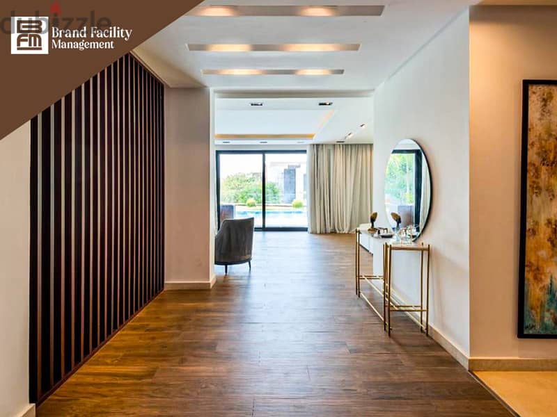 Premium Villa fully furnished with ACs in Palm Hills New Cairo for rent to the  highest level فيلا مفروشة في بالم هيلزالقاهرة الجديدة 2