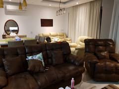 Fully-furnished apartment 174 m. ultra super lux for rent in prime location VGK 5th Settlement  New Cairo 0
