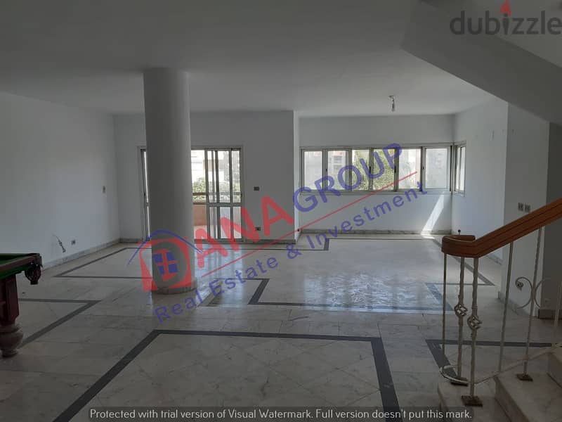 For rent an upper duplex 357m in the second phase Beverly Hills 7