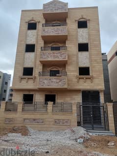 Duplex for sale in the new city of Al-Fardous, on an area of ​​370 square meters, semi-finished, immediate receipt, sea facade, pure building, finishe 0