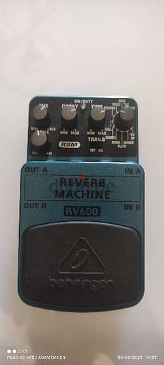 Behringer RV 600 Reverb Factory pedal 0