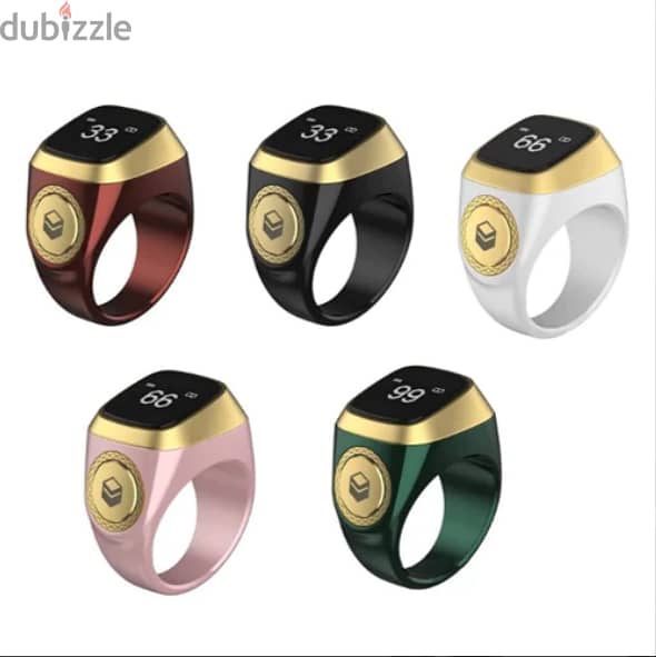 • خاتم التسبيح الالكتروني الترند مقاس22 خاتم التسبيح التقليدي 2