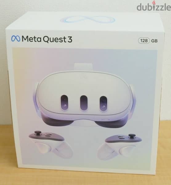 Meta Quest 3 Advanced All-In-One VR Headset 128GB White 1